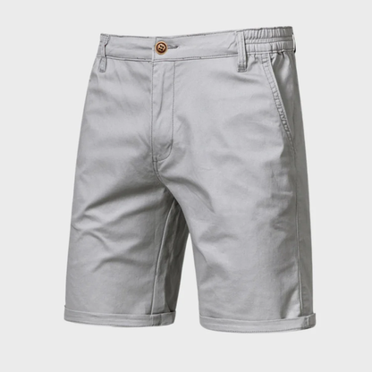 CAEDEN | Heren Chino Short – Casual Katoenen Korte Broek met Elastische Taille