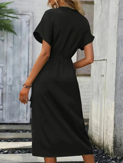ALISSIA | Elegante wikkeljurk met verfijnde details 4