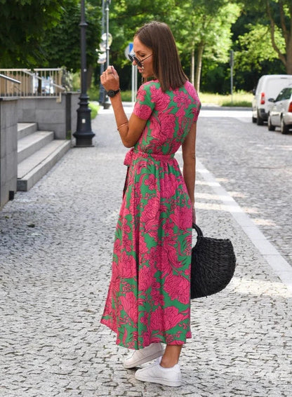ALMA | Luchtige Zomerjurk met Bloemenprint 4