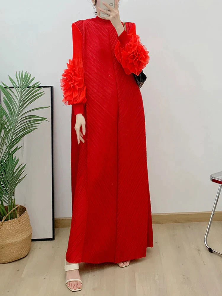 Yamira | Elegante Wijdvallende Maxi-Jurk voor Elke Gelegenheid