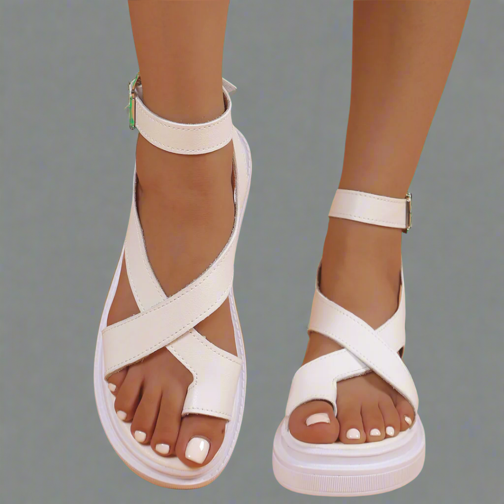 AURELIA | Comfortabele Zomersandaal met Trendy Dikke Zool 0