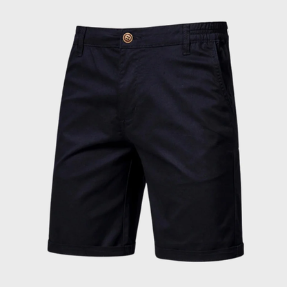 CAEDEN | Heren Chino Short – Casual Katoenen Korte Broek met Elastische Taille