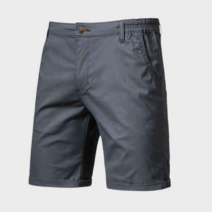 CAEDEN | Heren Chino Short – Casual Katoenen Korte Broek met Elastische Taille