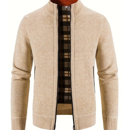 Abe Heren Vest met Rits | Zacht Gebreid, Tijdloos Design 0