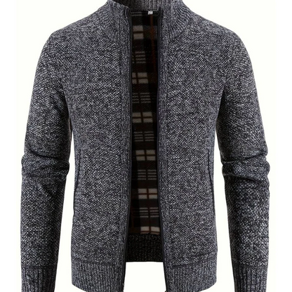 Abe Heren Vest met Rits | Zacht Gebreid, Tijdloos Design 4