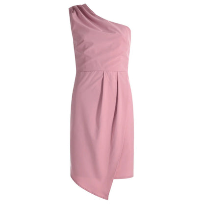 ISABELLA – One-Shoulder Zomerjurk met Tailleband voor Dames