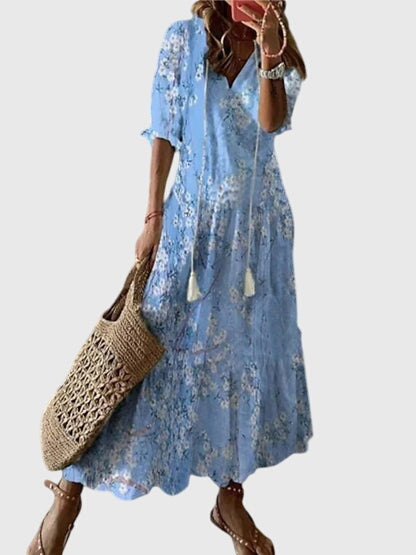 Amara Dames Zomerjurk | Bohemian Vintage Stijl, Lichtgewicht Katoen 4