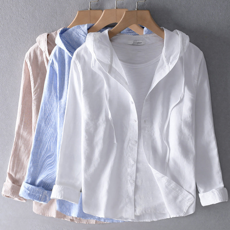 Ava Dames Blouse | Luchtige Linnenmix, Losse Pasvorm 1