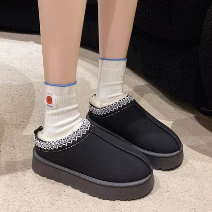 Bella Dames Slippers | Dikke Zolen, Zachte Pluche