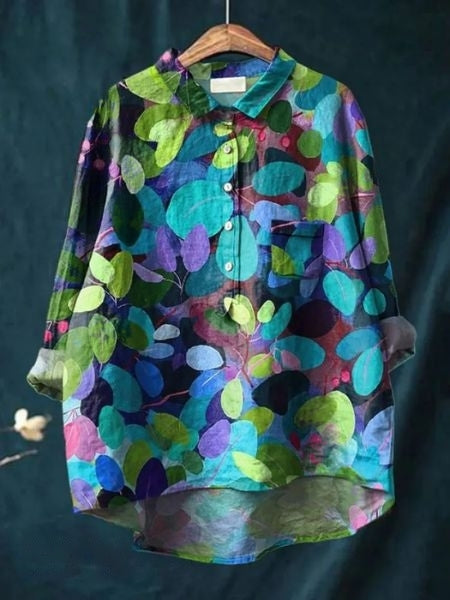 Bella Witte Blouse Dames | Luchtige Pasvorm met Bloemenprint 14