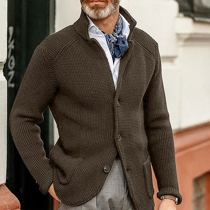 Benn Cardigan Heren | Tijdloze Groene Elegantie, Comfortabele Pasvorm 0