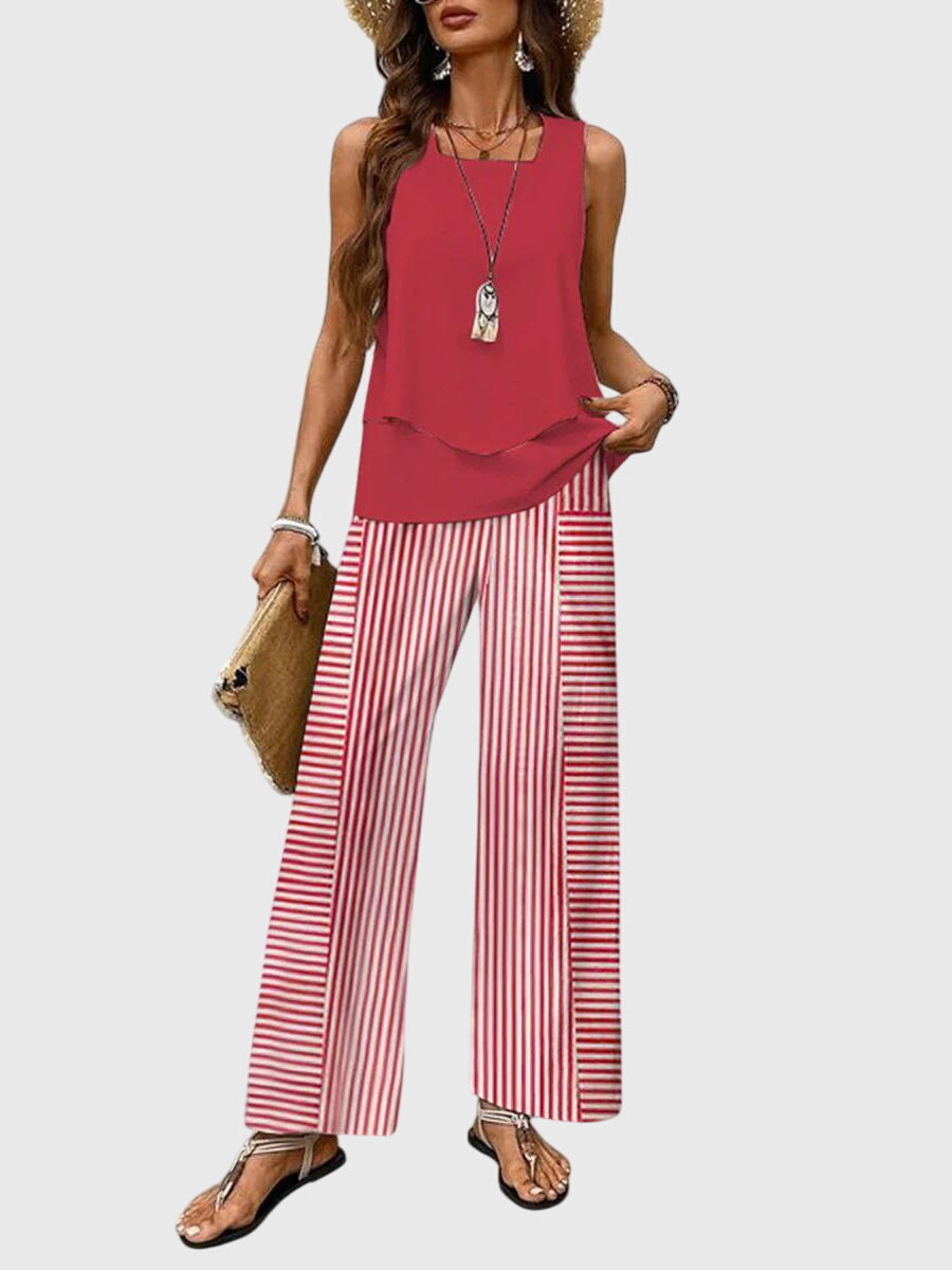 Bree Women's Zomerset | Chique Blauwe Plantenprint, Losse Pasvorm 3
