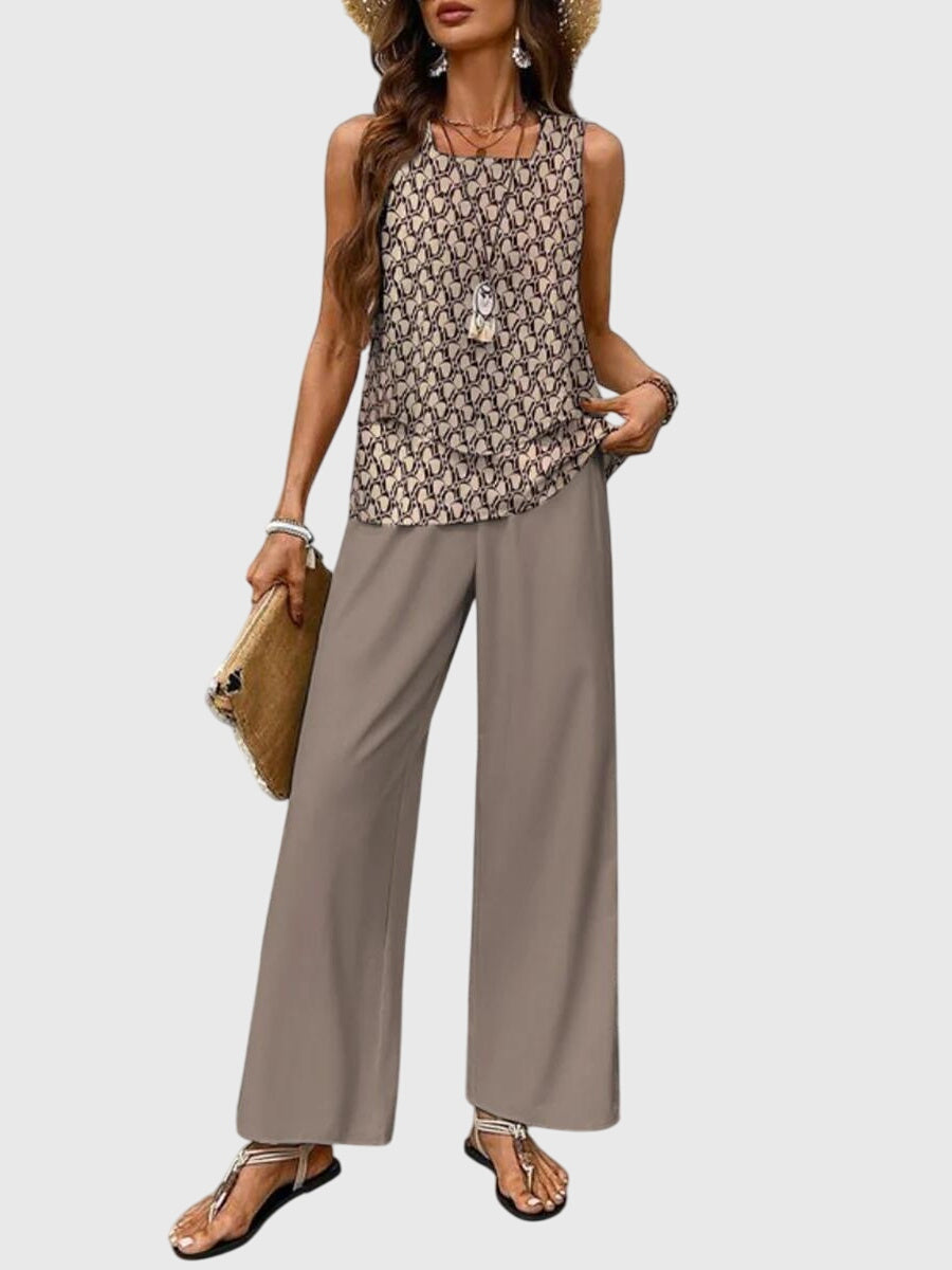 Bree Women's Zomerset | Chique Blauwe Plantenprint, Losse Pasvorm 5