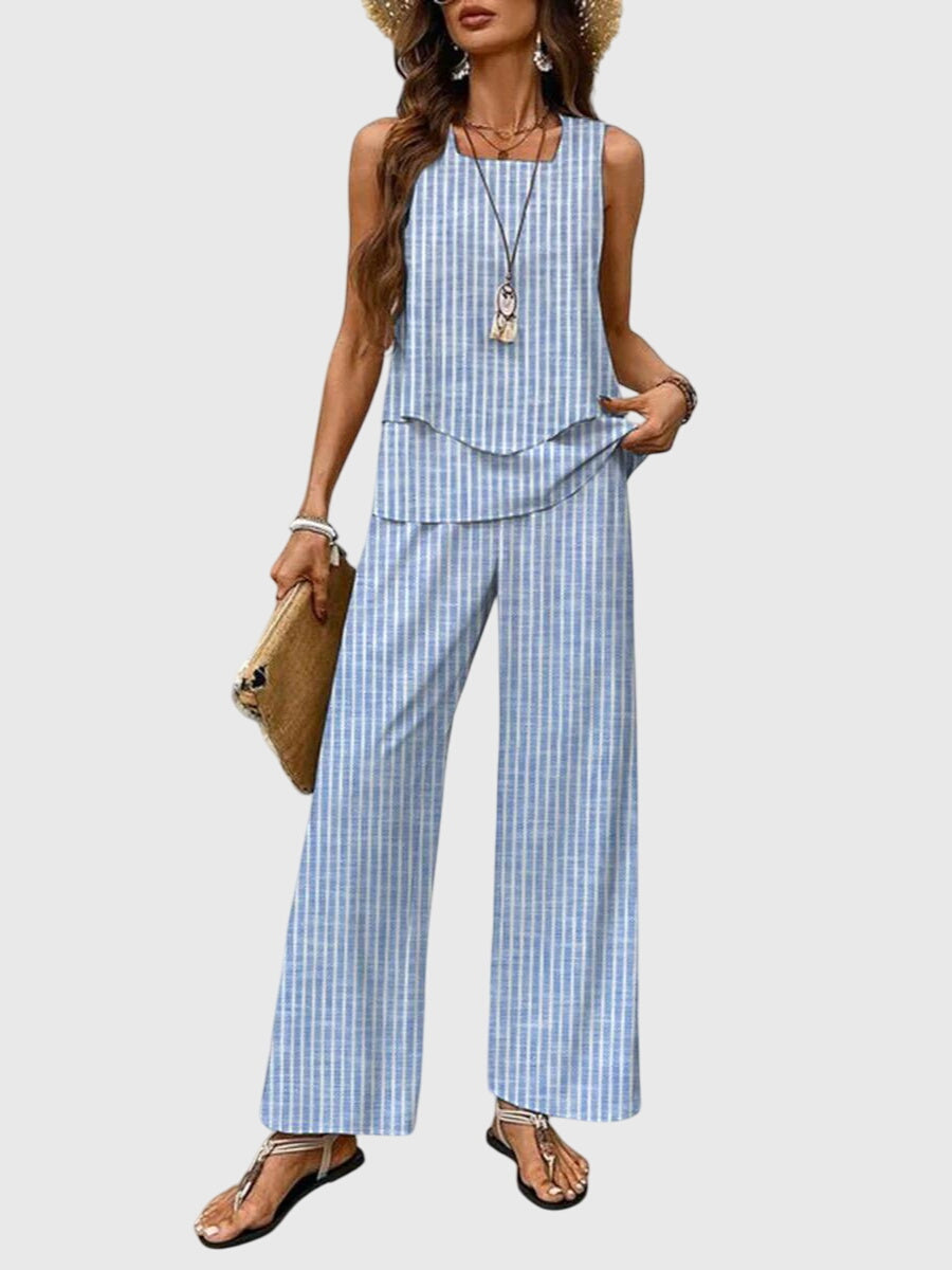 Bree Women's Zomerset | Chique Blauwe Plantenprint, Losse Pasvorm 6