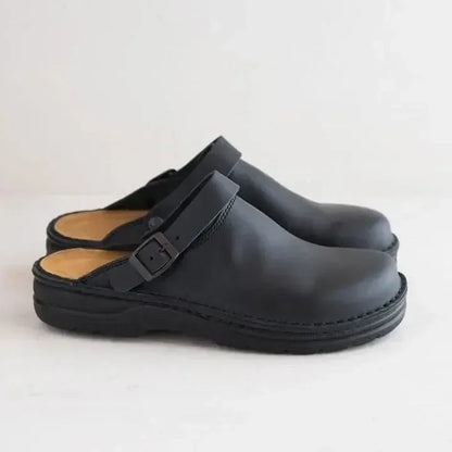 Brivon | Unisex Suède Clogs met Verstelbare Gesp 3