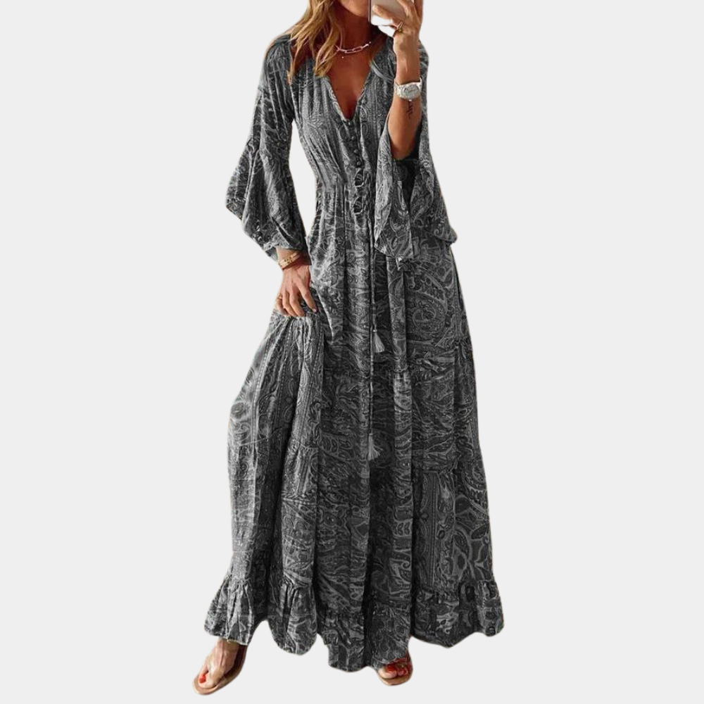 Liora Belle | Boho Lange Jurk voor Vrouwen