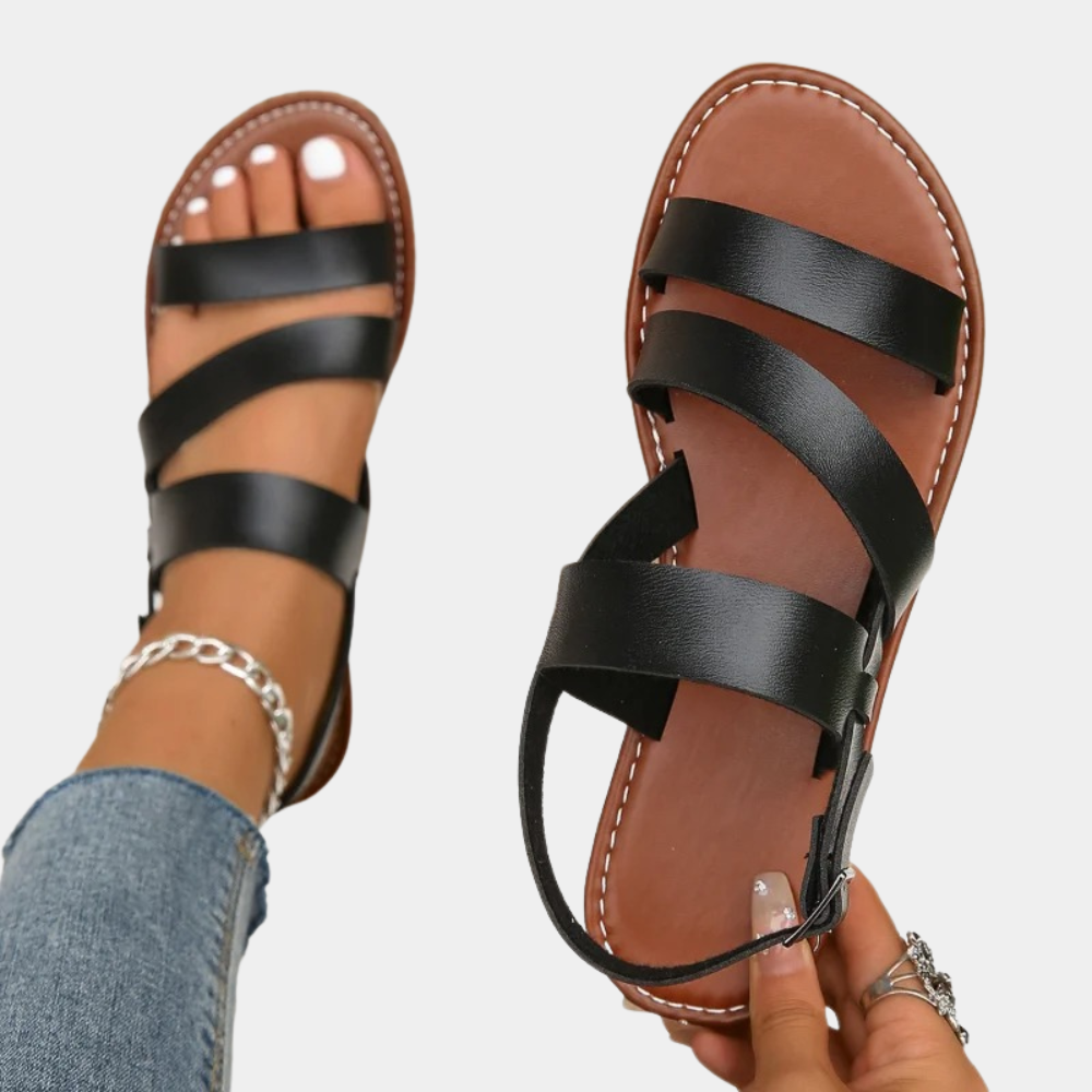 Noa Soleil | Stijlvolle Platte Strandsandalen voor Dames