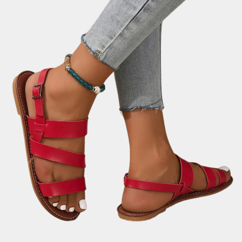 Noa Soleil | Stijlvolle Platte Strandsandalen voor Dames