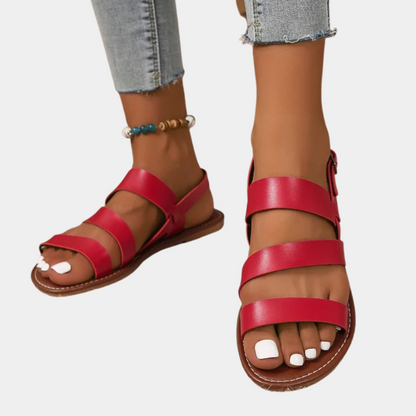 Noa Soleil | Stijlvolle Platte Strandsandalen voor Dames