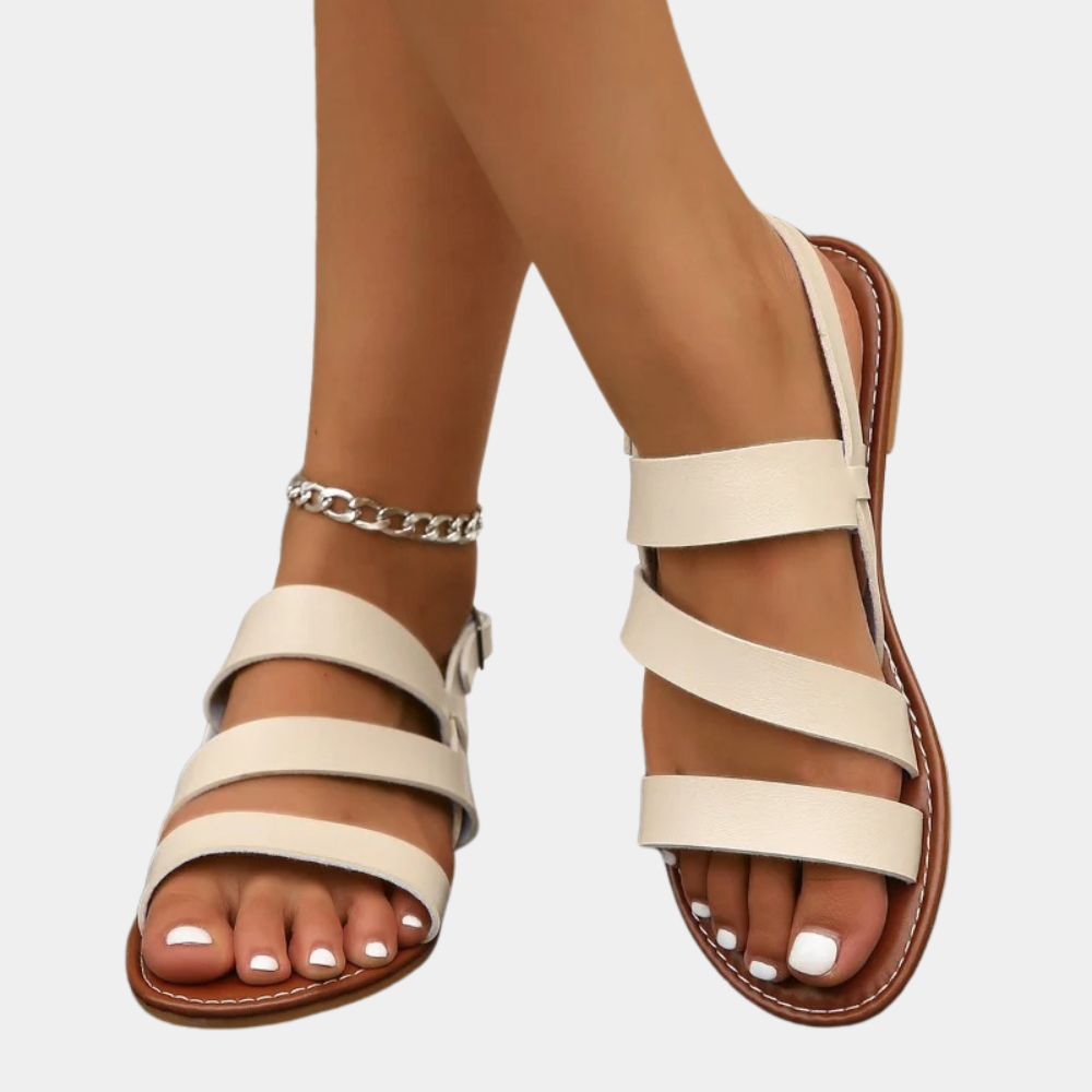 Noa Soleil | Stijlvolle Platte Strandsandalen voor Dames