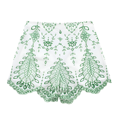 LUMI | Luchtige co-ord set met geborduurde details