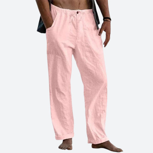 CALEB | Casual Linnen Broek voor Heren 0