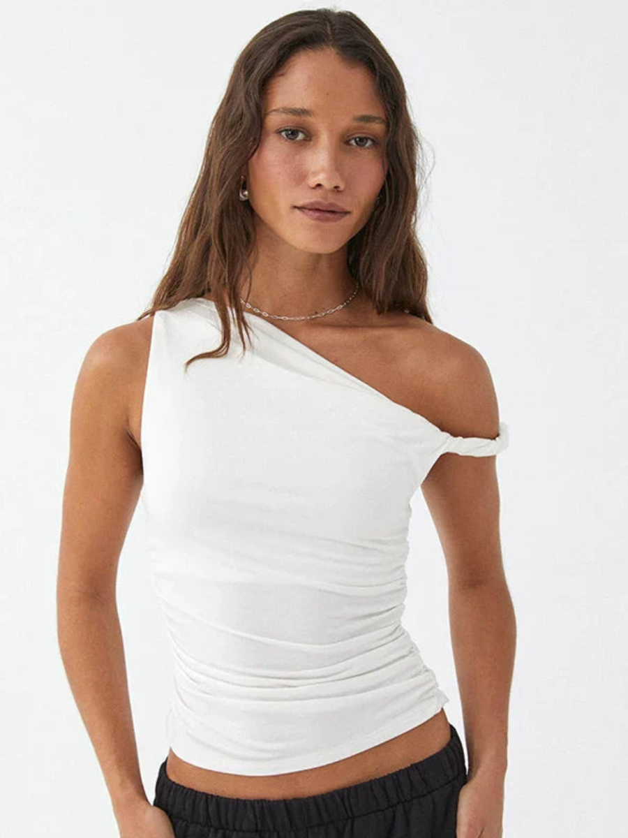 CELINE | Off-shoulder top met vrouwelijke flair 0