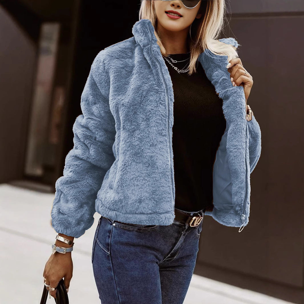 Carmen Dames Oversized Jas | Zacht Imitatiebont