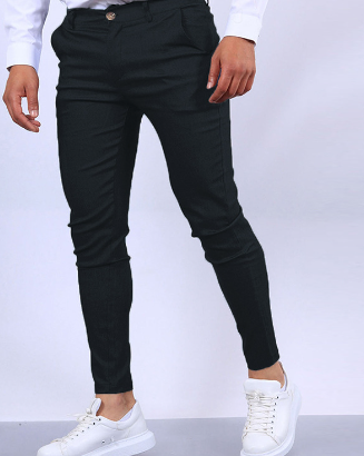 Caviero | Slim Fit Denim Broek in Fris Witte Tint 5