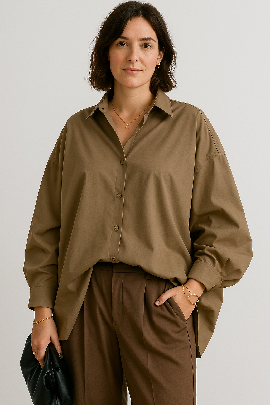 YUMIKO | Oversized Blouse in Minimalistische Stijl
