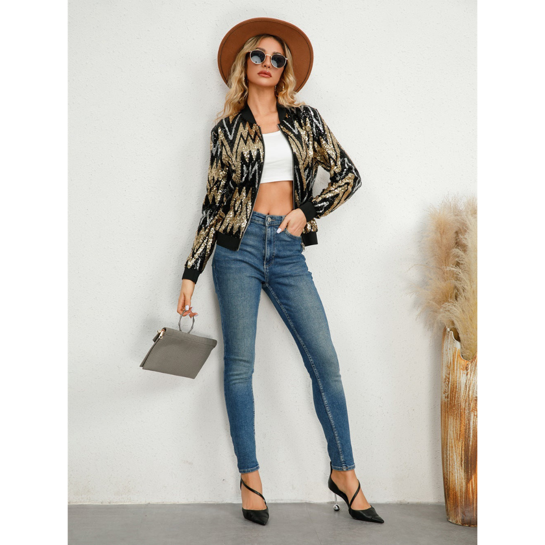 Chique Ritsjack voor Dames | Pailletten 2