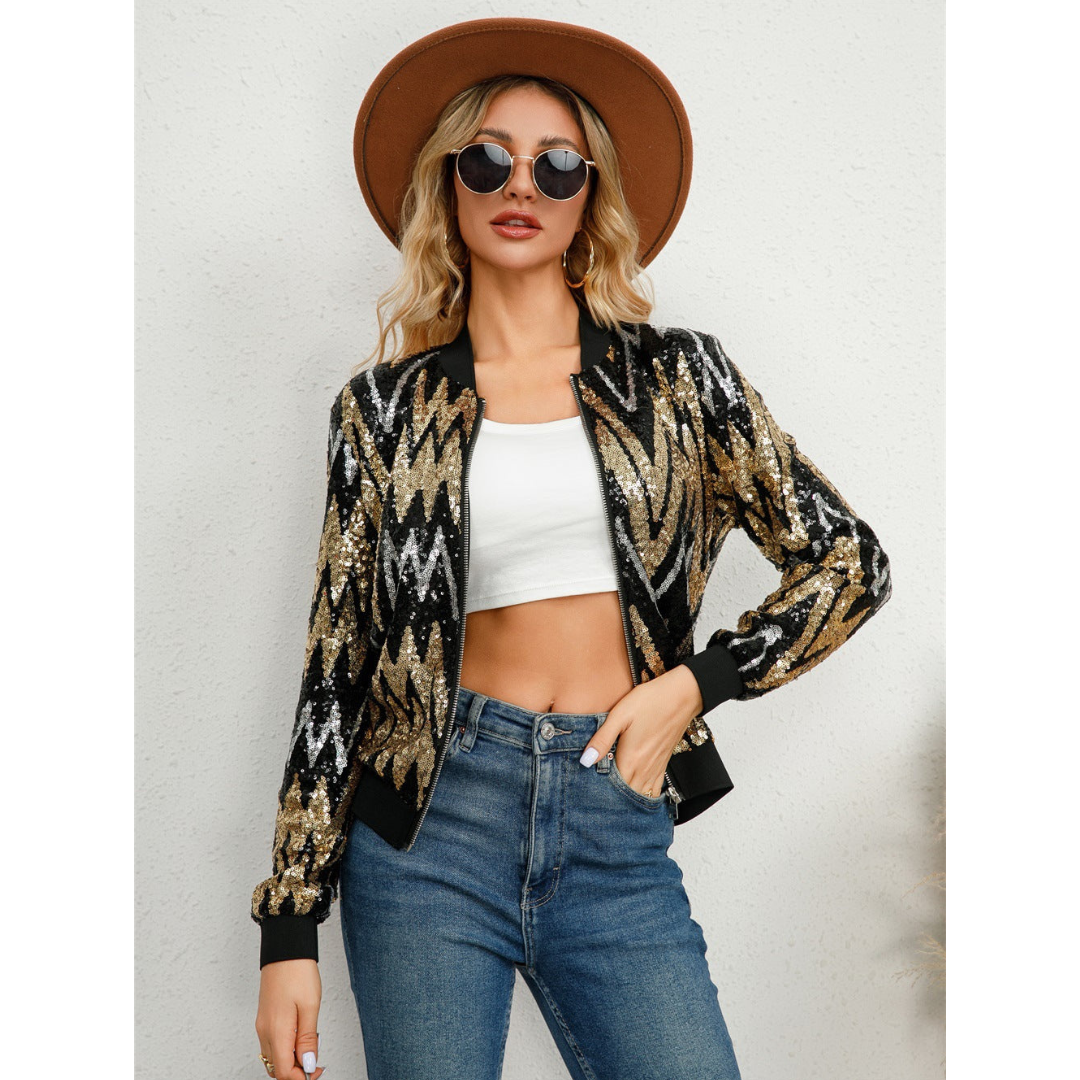Chique Ritsjack voor Dames | Pailletten 5