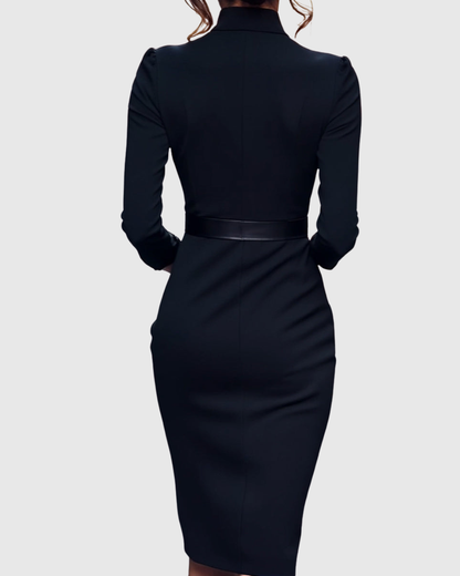 Cleo Midi-jurk voor Vrouwen | Verfijnde Pasvorm, Casual Elegantie 5