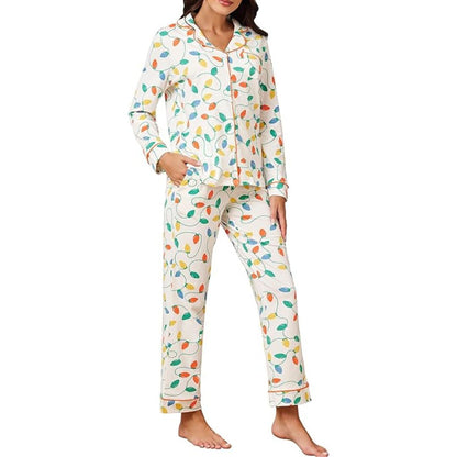 Cora Dames Pyjama | Zachte Katoen, Feestelijk Ontwerp 9