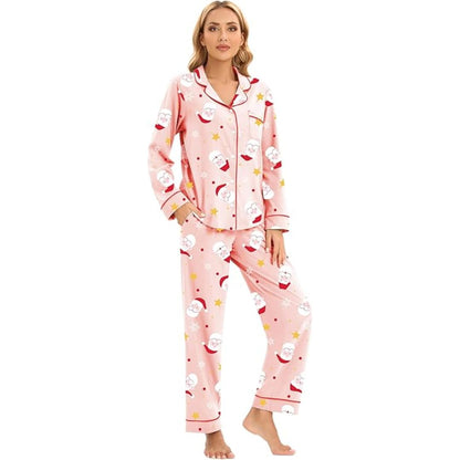 Cora Dames Pyjama | Zachte Stof, Feestelijk Ontwerp 1
