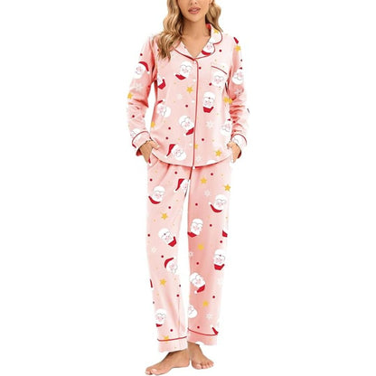 Cora Dames Pyjama | Zachte Stof, Feestelijk Ontwerp 4