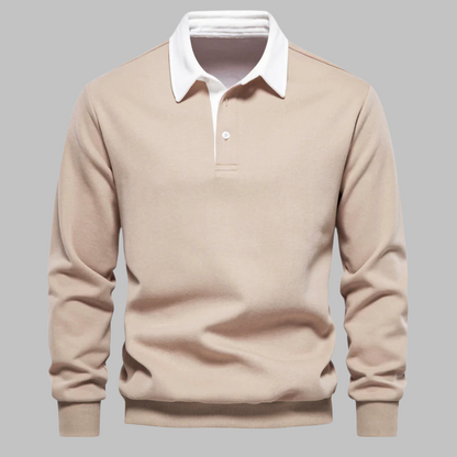 Cori Heren Sweater Zwart | Zachte Ademend Stof, Elegante Polokraag 6
