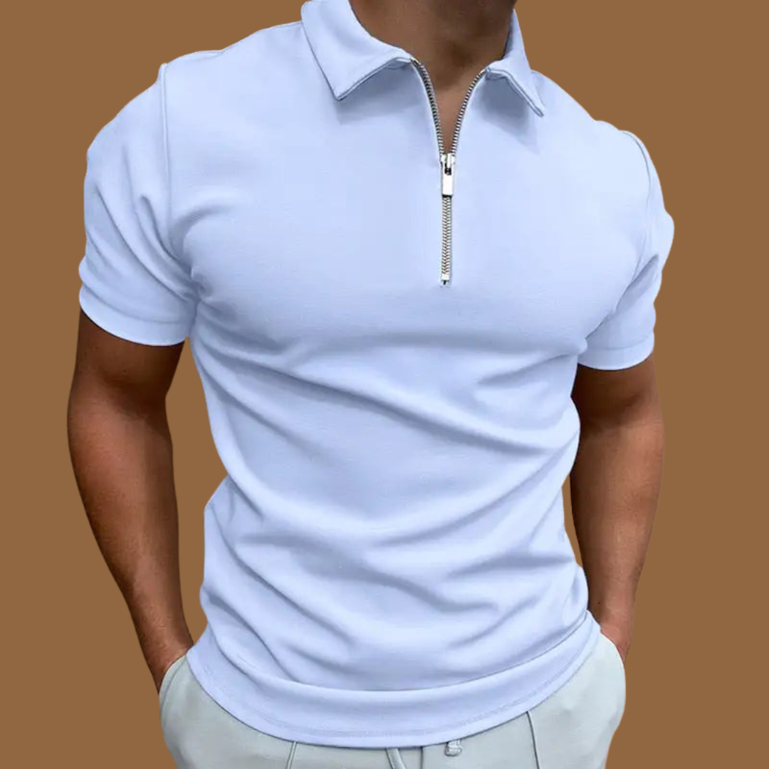 Daan Heren Polo | Slim Fit met Ritssluiting 7