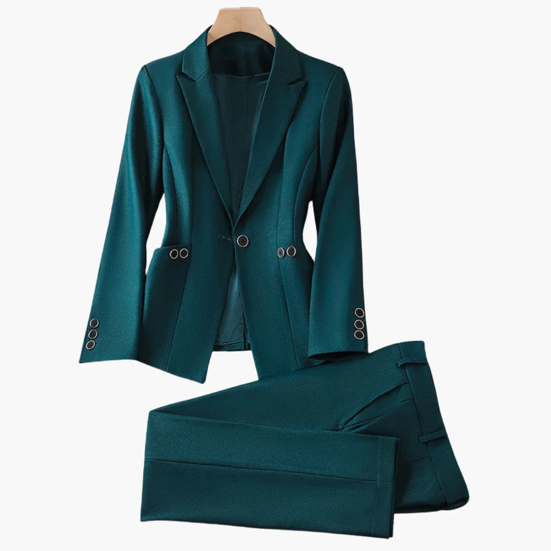 Daisy Dames Blazerset | Geweven Stof, Elegante Pasvorm 0