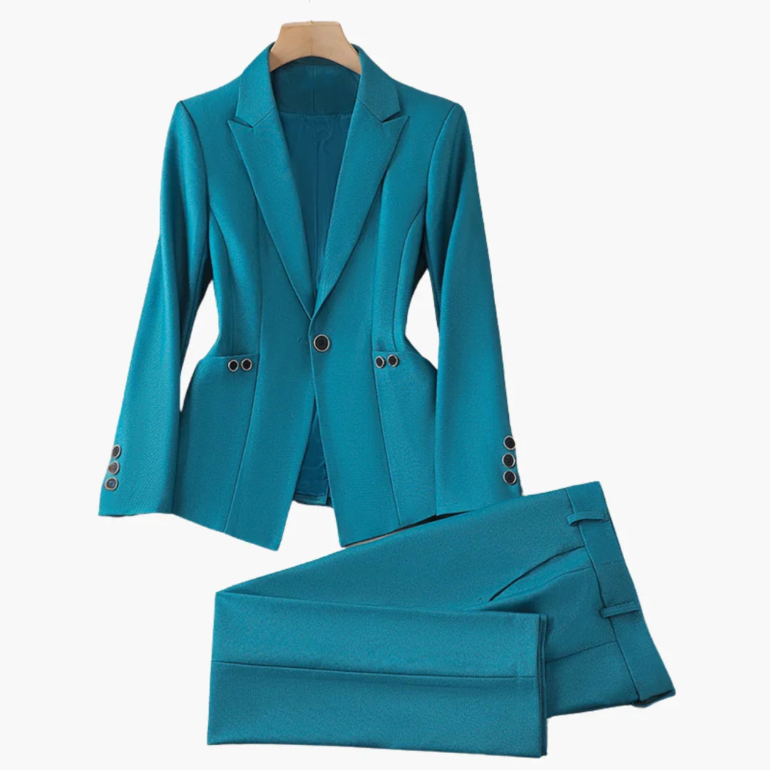 Daisy Dames Blazerset | Geweven Stof, Elegante Pasvorm 3