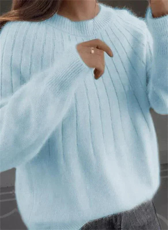 Daisy Dames Pullover | Warme Beige Trui 5