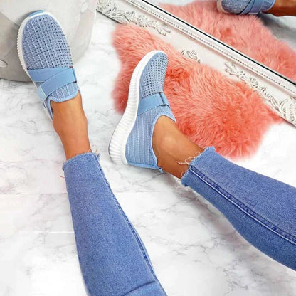 Daisy Dames Sneakers | Ademend Mesh, Klittenband en Comfortabel 1