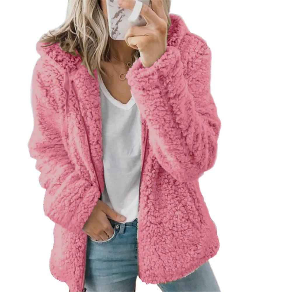 Dames-Hooded Jacket – Casual & Warm 0