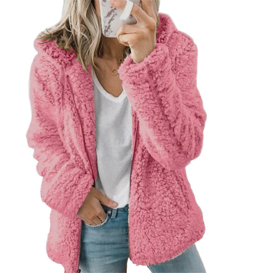 Dames-Hooded Jacket – Casual & Warm 0