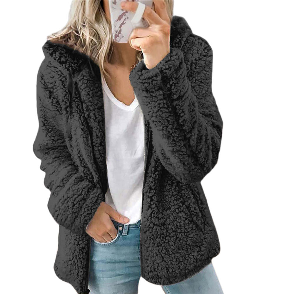Dames-Hooded Jacket – Casual & Warm 3