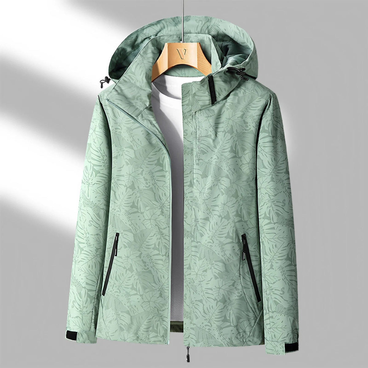 Dames-hooded jacket met rits – Waterdicht & Modern 1