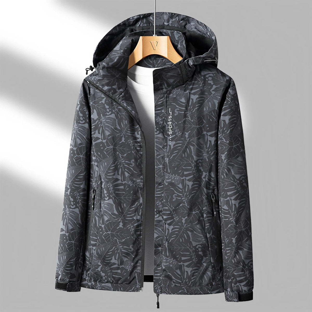 Dames-hooded jacket met rits – Waterdicht & Modern 2