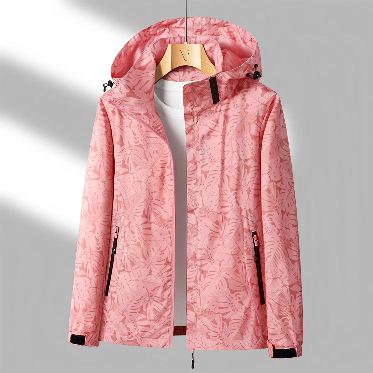 Dames-hooded jacket met rits – Waterdicht & Modern 3