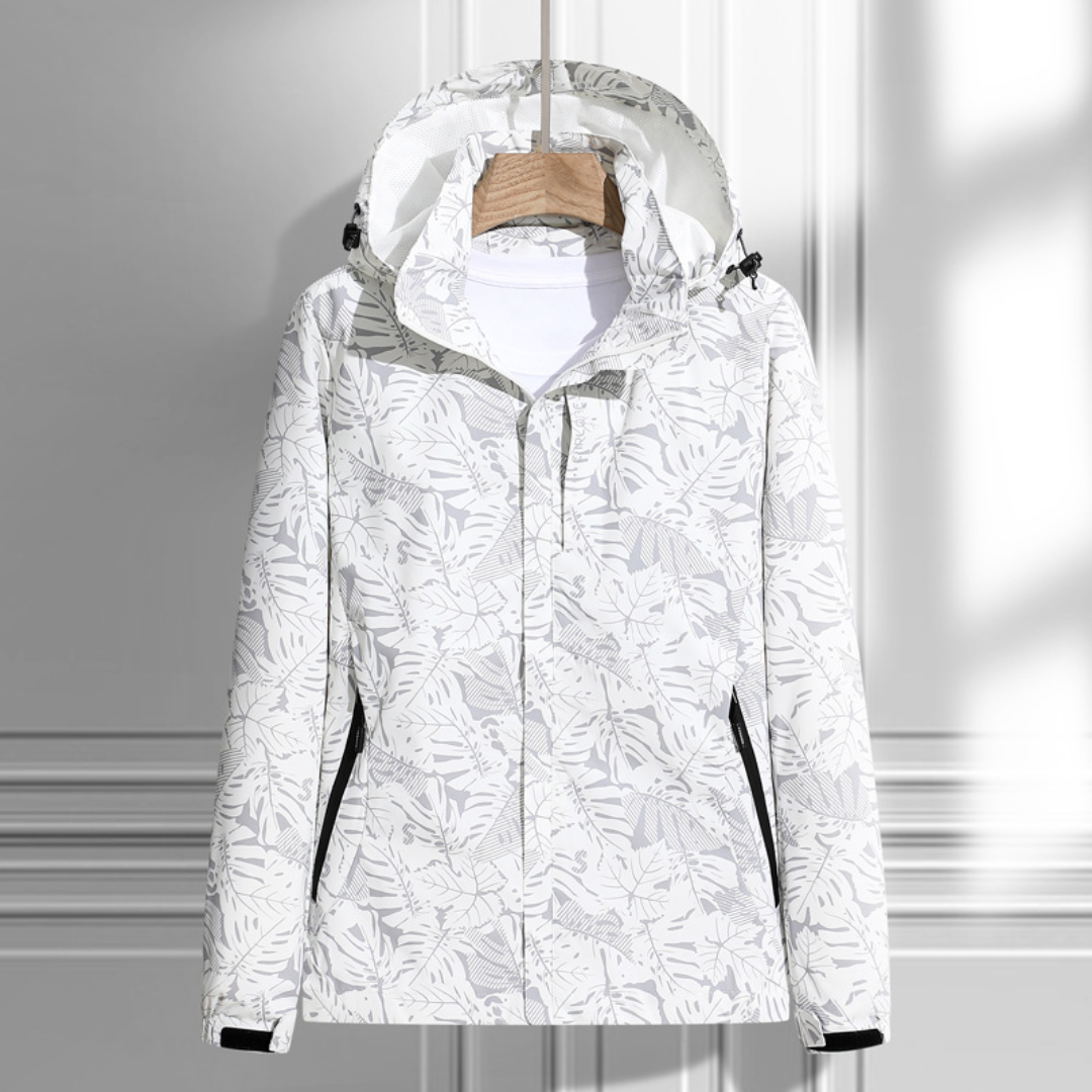 Dames-hooded jacket met rits – Waterdicht & Modern 5