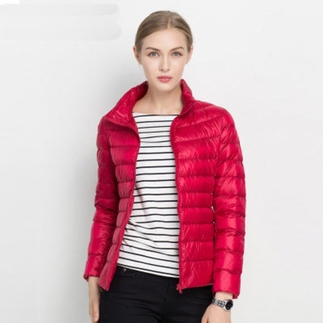 Dames Gewatteerde Jas met Lange Mouwen – Warm & Stijlvol 5